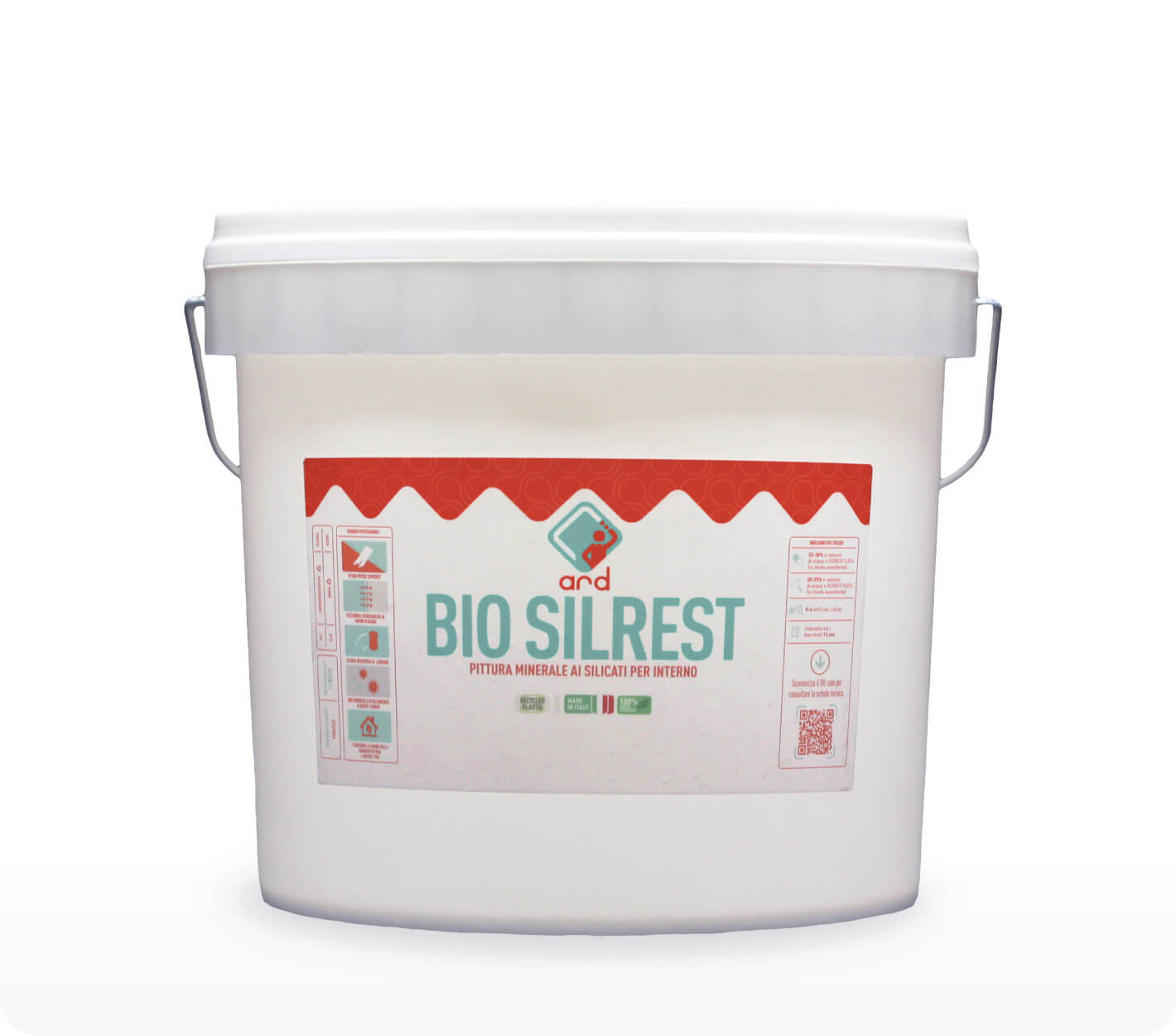 Bio Silrest - pittura minerale ai silicati per interno - Ard Raccanello